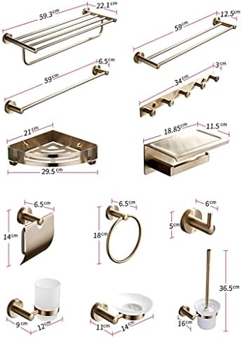 Stylish Single-Segment Towel Bar for Bathrooms 304 Stainless Steel