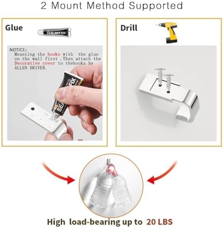BESyBrass Towel Hook Set - Perfect for Stress-Free Organization