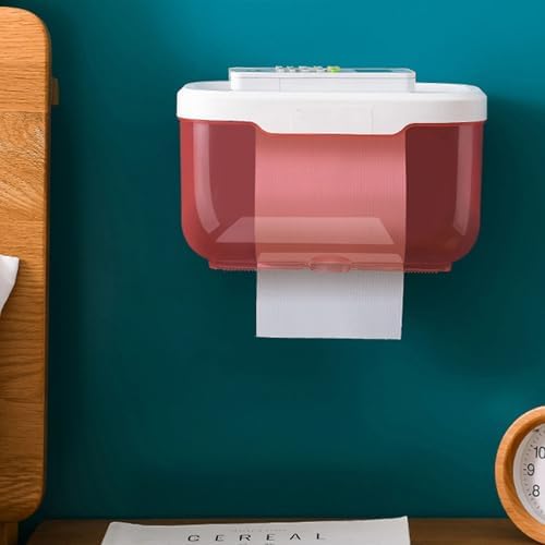 Lush Large Wall-Mounted Toilet Paper Holder No Drill