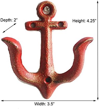 YANGMEI Antique Nautical Bathroom Towel Holder