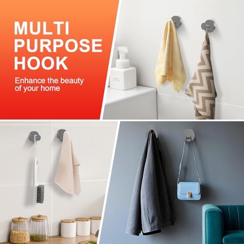 Sturdy Suction Cup Towel and Robe Hangers