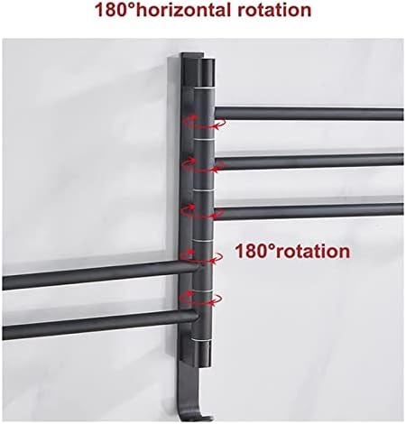 Space Aluminum 3-Bar Towel Rail Enviro-Friendly Easy to Install