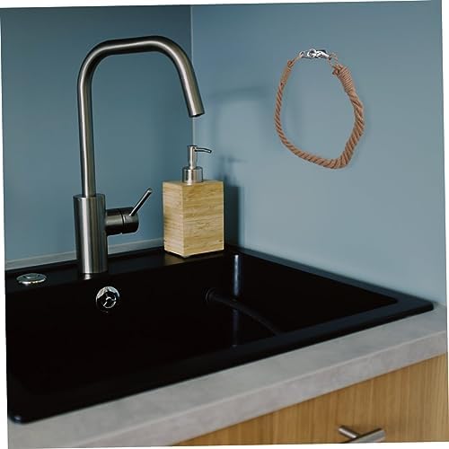 Vaguelly Elegant Jute Rope Toilet Paper Holder Wall Mount Rack