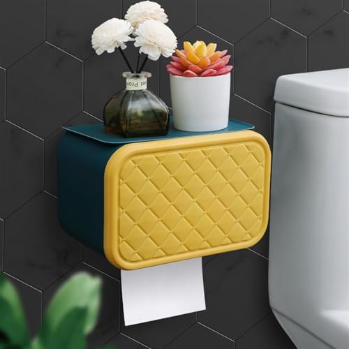 Toilet Paper Holder for Tissue Paper Towels Wall-Mounted Storage Solution