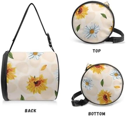 Daisy Sunflower Cozy Toilet Paper Roll Bag