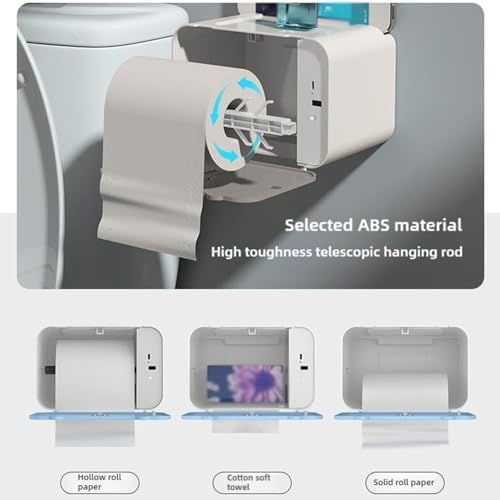 Automatically dispense toilet paper and paper towels without touching wall-mounted for your home
