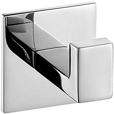 Stainless Steel Bathroom Towel Hook Self Adhesive No Screw Required Chrome