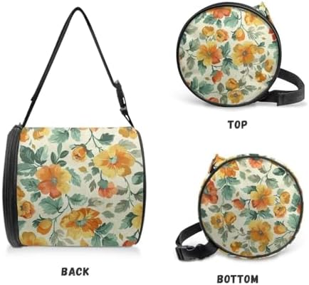 Flower Patterns Outdoor Toilet Paper Holder Reusable Portable for Camping RV Bathroom Decor