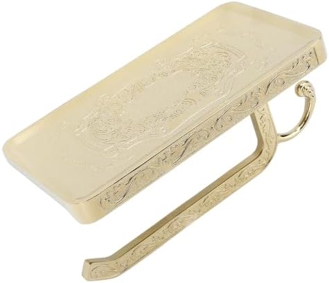 Retro Toilet Paper Holder EASY to Install Universal Bathroom Organizer