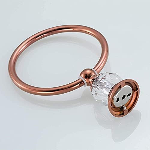 Luxurious Rose Gold Bathroom Tissue Holder