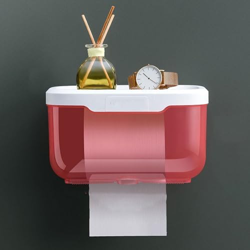 Lush Large Wall-Mounted Toilet Paper Holder No Drill