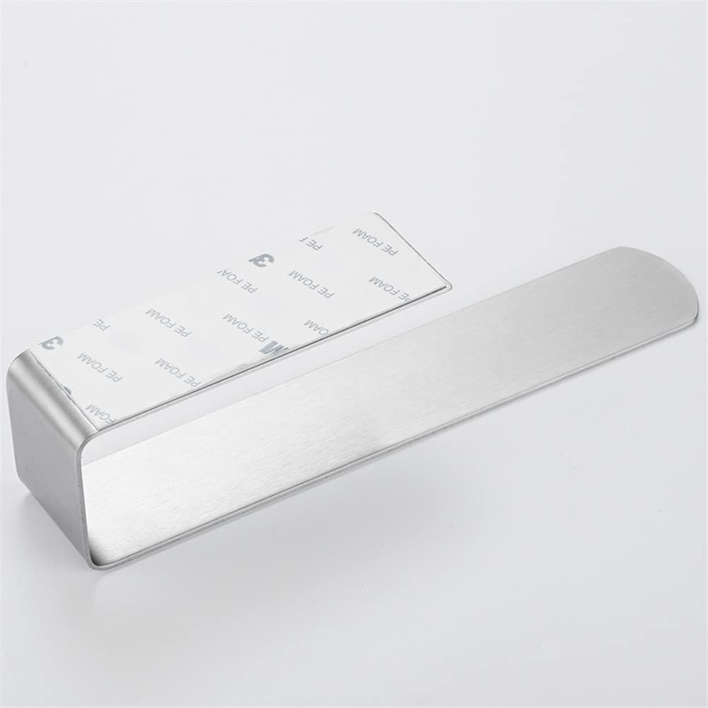 Sturdy Towel Bar with Brushed Stainless Steel Self-Adhesive Wall-Hanging Towel Holder for Bathroom Kitchen Use