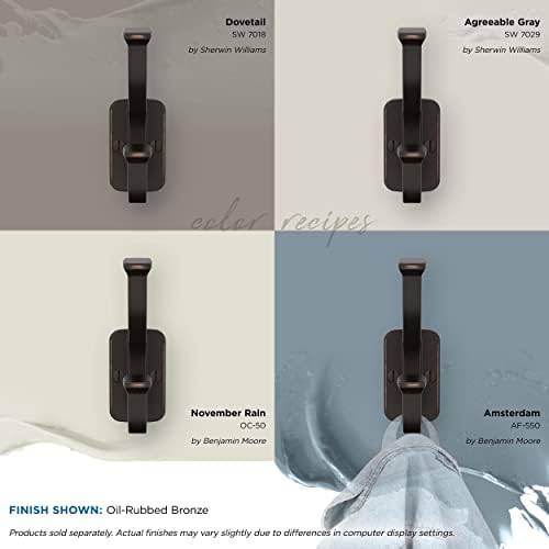 Stylish Decorative Wall Hook Amerock H37007ORB Oil Rubbed Bronze Bathroom Closet