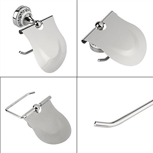 Wall-Mounted Toilet Roll Holder for Small Spaces