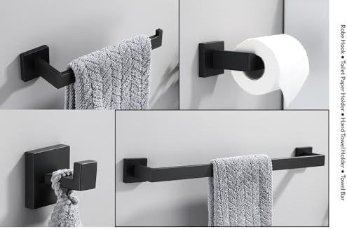 IsolaY Matte Black Wall Shelf Set