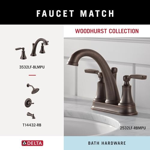 Delta Faucet 73235-RB Woodhurst Towel Hook SpotShield Venetian Bronze Wall-Mounted Design