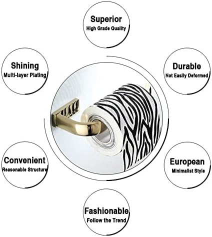 Bathroom Accessory Set Gold