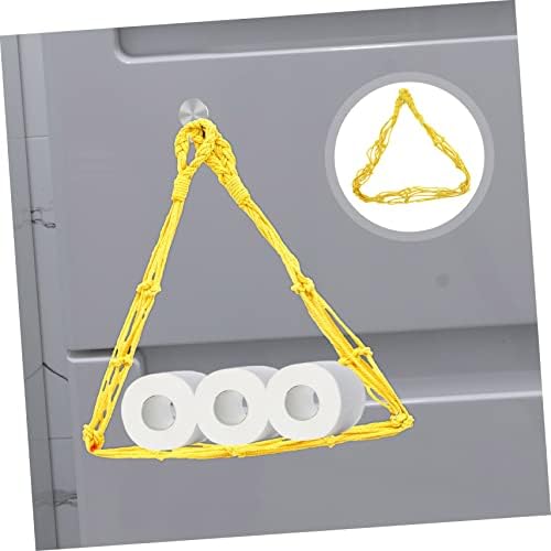 Gadpiparty Cotton Roped Paper Roll Holder Easy Install for Bathroom