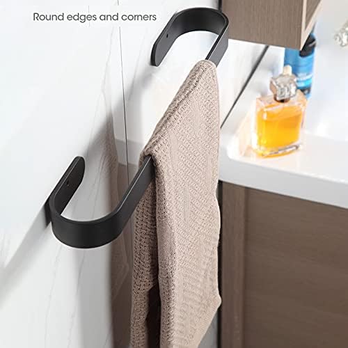 TiStm Towel Racks Black Single Tower