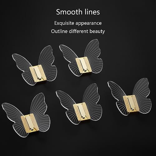 Stylish Acrylic Butterfly Towel Hook