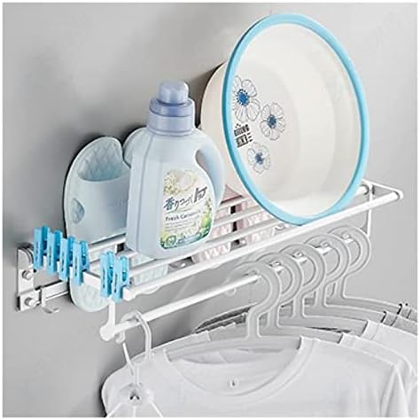 ALDEPO Towel Rail Towel Holder Punch Free Shower Rack Bathroom Organizing Essential