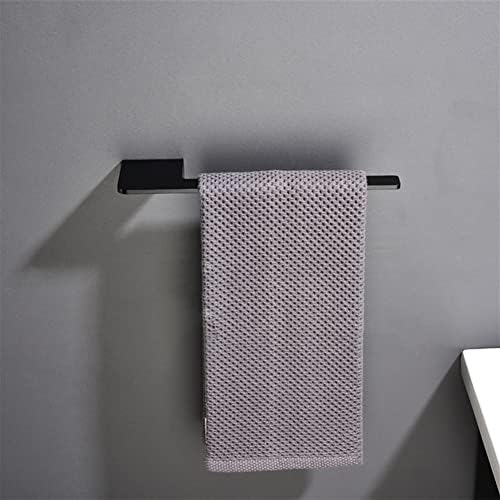 Sturdy Towel Bar Black Aluminum Towel Holder