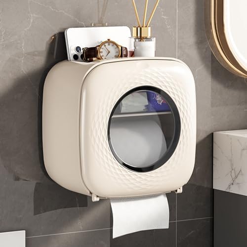 Wall-Mounted Toilet Paper Holder Compact Style
