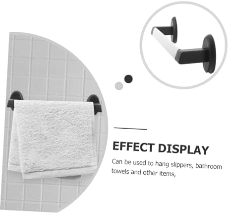 Wall-Mounted Slipper Towel Holder Smooth Surface Entryway Rack