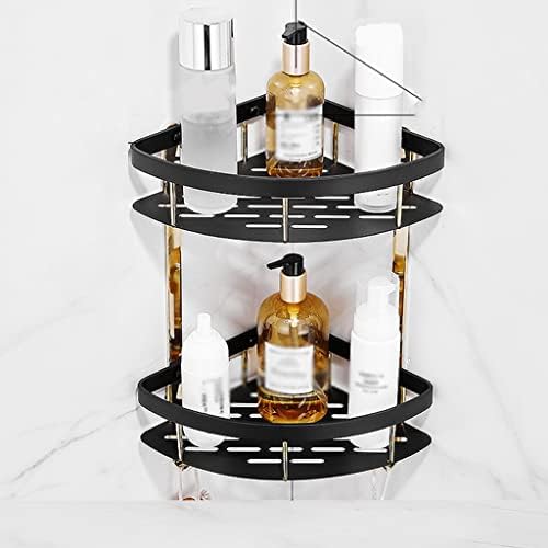 Bathroom Accessory Set Luxurious Black Gold Towel Bar More