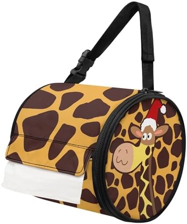 GIRAFFE CAMPING TOILET PAPER HOLDER