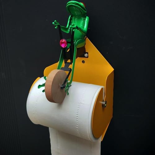 Frog Tissue Holder - Durable Humorous Space-Saving for Bathroom Decor