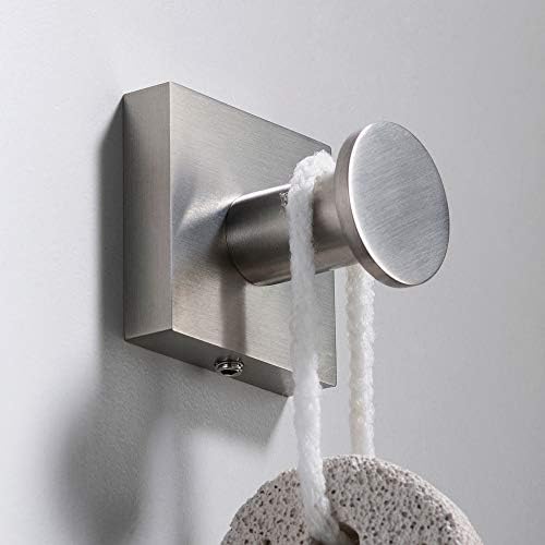 Kraus Ventus Bathroom Robe Towel Hook Solid Brass Finish