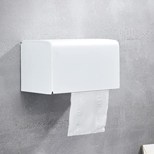 Perfect Bathroom Towel Tissue Holder Set White Matte Design