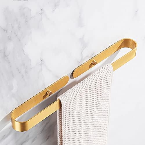 Aesthetic 30cm Gold Towel Bar for Bathroom Safety