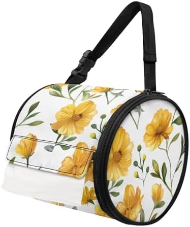 ZDCUSTOM Yellow Flower Toilet Paper Storage Holder