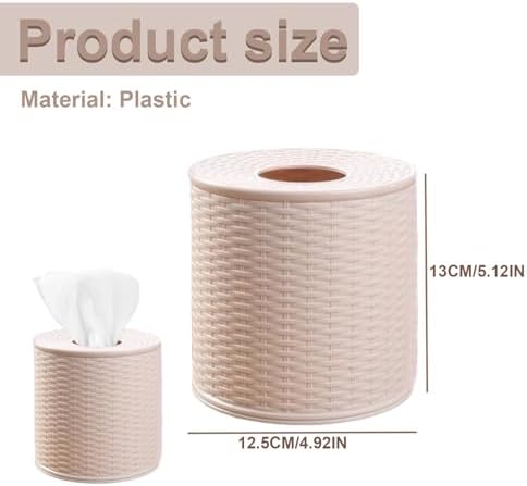 Imitation Rattan Tissue Box Cover