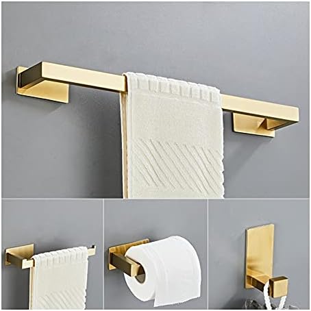 Perfect Towel Rail Single-Shot Brushed Gold