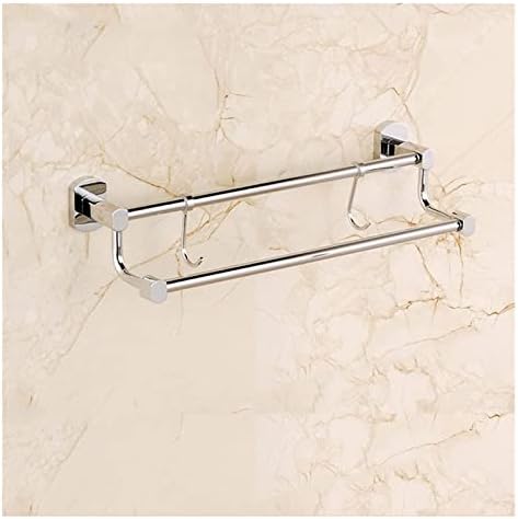 ALDEPO 40cm Chrome Towel Bar Wall-Mounted Towel Rail