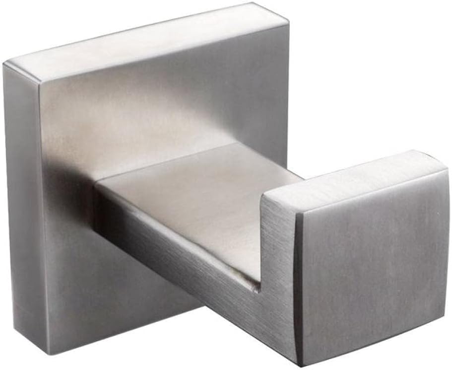 Sturdy Modern Bathroom Hardware Set Brushed Steel Towel Rail Toothbrush Holder Perfect for Home Kitchen