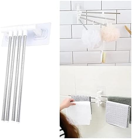 Sturdy Swing-In Towel Holder for Easy Wall Mounted Installation