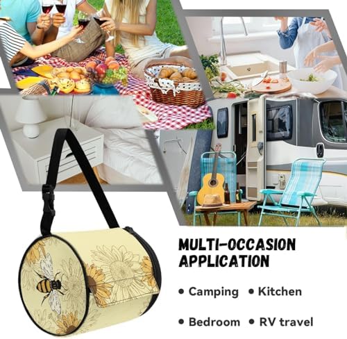 Bee Sunflower Toilet Paper Holder