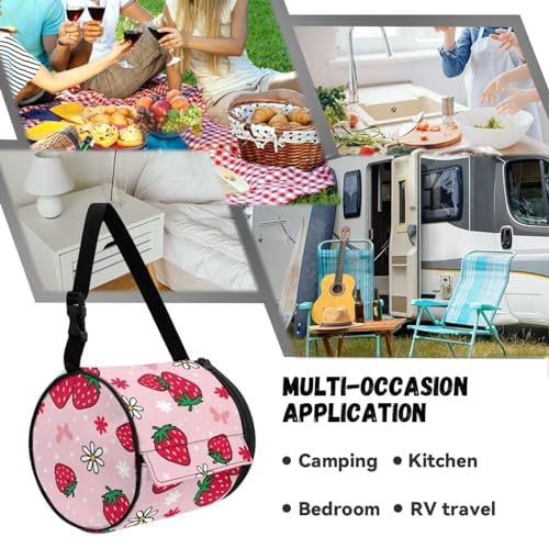 Strawberry Flower Hanging Toilet Paper Holder