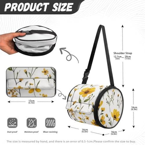 Vibrant toilet paper holder with adjustable straps and anti-stain protection