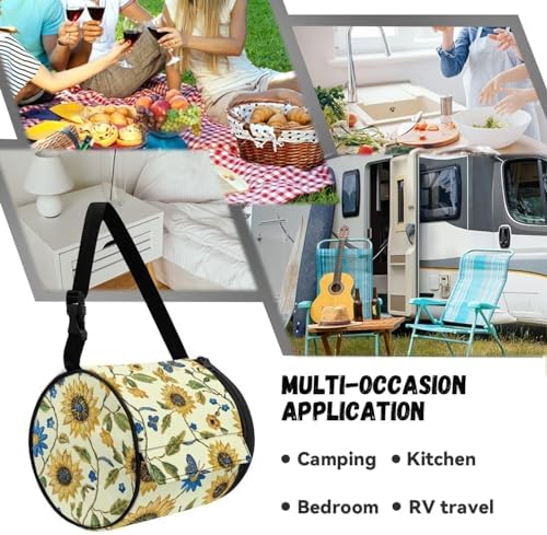 Chrysanthemum Camping Paper Towel Holder
