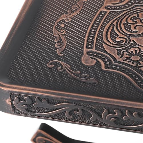 High-Premium Retro Zinc Alloy Toilet Paper Holder for Space-Saving Storage