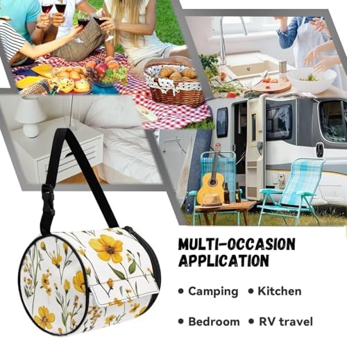 Vibrant toilet paper holder with adjustable straps and anti-stain protection