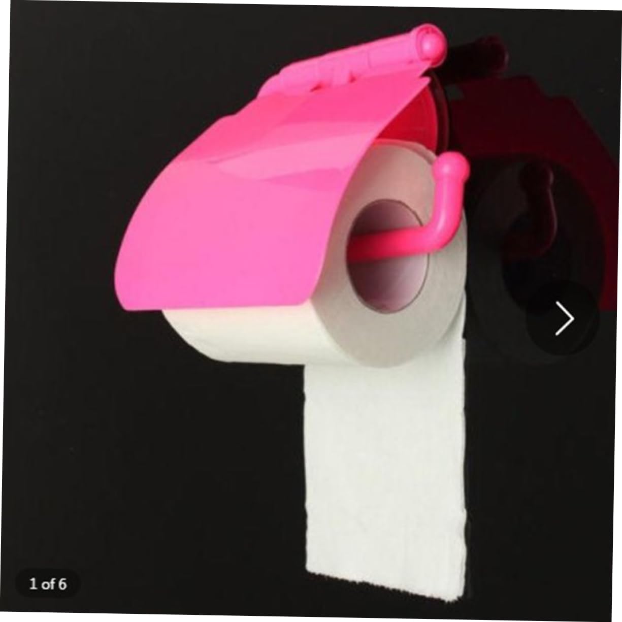 Wall-Mounted Toilet Paper Holder No Drilling Required Waterproof U-Type Design Long-Lasting Absorbent