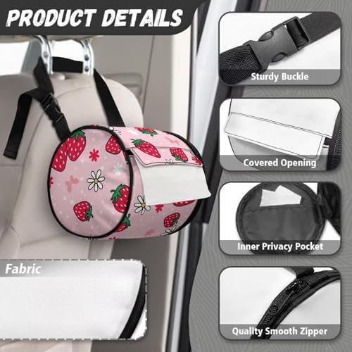 Strawberry Flower Hanging Toilet Paper Holder