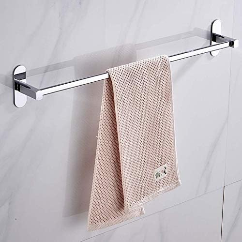 Premium Stainless Steel 50cm Towel Rack Wall-Mounted No Drilling Rustproof