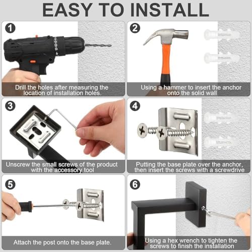 Stainless Steel Bathroom Organizers Set Modern Durable Towel Paper Holder